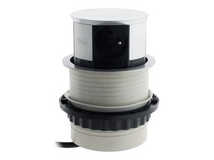 Otio - Coupe-circuit (recessed mountable) - compact - CA 230 V - 3680 Watt - connecteurs de sortie : 4 (Type E) - 1.5 m cordon