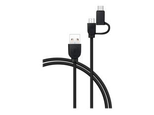 Bigben - câble de charge et de synchronisation USB A/micro USB & USB C - 1.2 m