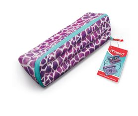 Maped - Trousse à ouverture XXL Effet - velours rose