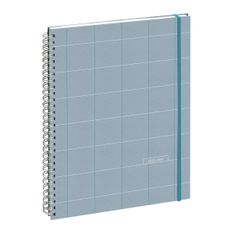 Agenda Casual - 1 semaine sur 2 pages - 16 mois - 21 x 29,7 cm - bleu clair - Exacompta