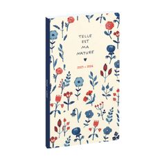Agenda Green by Julie Adore - 1 semaine sur 2 pages - 16 mois  - 9 x 16 cm - bleu - Exacompta