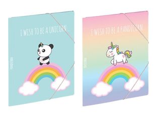 Viquel Pandicorn - Chemise à 3 rabats - A4 - disponible en différents coloris