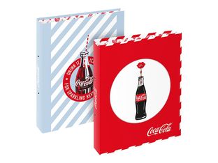 Viquel - classeur à anneaux - A4 - pour 250 feuilles - Coca-Cola