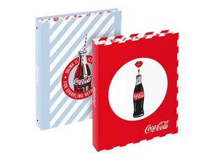 Viquel - classeur à anneaux personnalisable - A4 - pour 250 feuilles - Coca-Cola