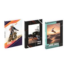Agenda Sport - 1 jour par page - 12 x 17 cm - 3 modèles disponibles - Viquel