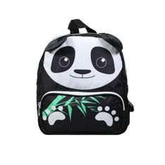 Sac à goûter Kids Panda - 1 compartiment - noir - Bagtrotter