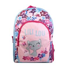 Sac à dos maternelle Lililou - 37 cm - 1 compartiment - rose - Bagtrotter