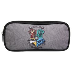 Trousse rectangulaire Harry Potter - 2 compartiments - gris - Bagtrotter
