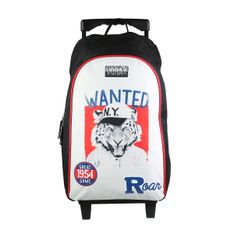 Sac à dos à roulettes Vorax Tigre - 2 compartiments - noir - Bagtrotter