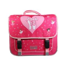 Cartable Phileas Danseuses 38 cm - 2 compartiments - rose - Bagtrotter