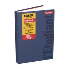 L'ETUDIANT COLLEGE Agenda Scolaire - 15x21cm - Marine - Hamelin