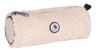 Trousse ronde Camps Sherpa - 1 compartiment - rose doux - Kid'Abord