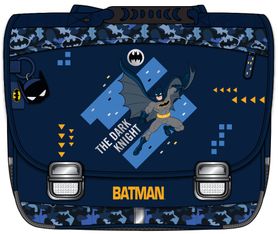 Cartable Batman Darknight 38 cm - 2 compartiments - bleu nuit - Kid'Abord