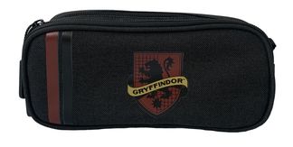 Trousse rectangulaire Harry Potter Gryffondor - 2 compartiments - gris - Kid'Abord