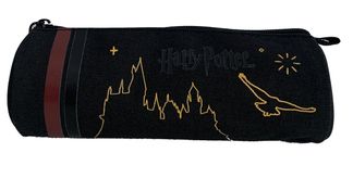 Trousse ronde Harry Potter Gryffondor - 1 compartiment - gris - Kid'Abord
