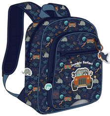 Sac à dos maternelle KIP Jungle - 1 compartiment - bleu - Kid'Abord
