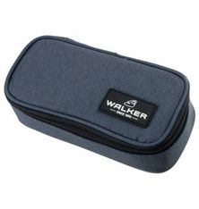 Trousse plumier Walker Pure Eco - 1 compartiment - bleu minuit