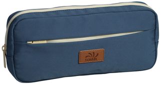 Trousse rectangulaire Walker Pastel - 1 compartiment - bleu denim