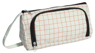 Trousse Walker Canvas grid - 1 compartiment - orange/noir