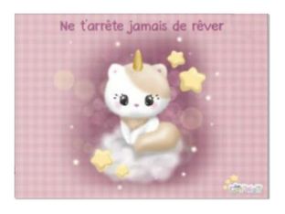 Bouchut - Sous-main Cat Waii - 40,5 x 55 cm