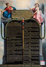 Poster pédagogique BOUCHUT "Droits de l'Homme" 52 x 76 cm