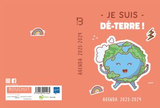 Agenda Fun - 1 jour par page - 12,5 x 17,5 cm - terre - Bouchut