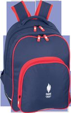 Sac à dos Equipe de France - 2 compartiments - bleu/blanc/rouge - Hamelin