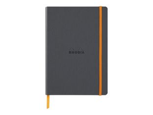 RHODIA Rhodiarama - Carnet souple A5 - 160 pages - ligné - titane