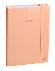 Quo Vadis - Agenda année scolaire - 2026-2027 - Eurotextagenda - Journalier - Multilingue - Pastel - Orange - 12 mois de août à juillet - 12x17 cm