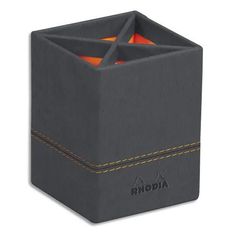 RHODIA Rhodiarama - Pot à crayons - titane - en polyuréthane