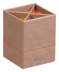 RHODIA Rhodiarama - Pot à crayons - taupe - en polyuréthane
