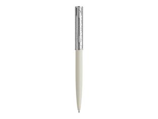 Waterman Allure Deluxe - Stylo à bille capuchon chromé - blanc