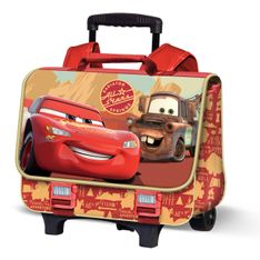 Cars Desert Road - Cartable avec chariot amovible 38 cm - 1 compartiment - Karactermania