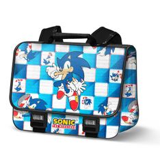 Sega Sonic Blue - Cartable 38 cm - 1 compartiment - Karactermania