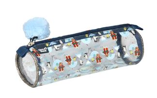 Trousse ronde Louise & Arthur - 1 compartiment - inuit - Quo Vadis