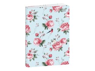 Quo Vadis Stylish - Carnet de notes - 15 x 21 cm - pointillés/ligné - tapisserie