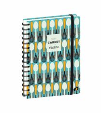 Quo Vadis - Carnet de cuisine à élastique - 15 x 21 cm