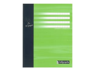 Calligraphe 7000 - Cahier de brouillon - 17 x 22 cm - 48 pages - grands carreaux (Seyes)