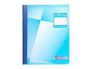 Calligraphe 7000 - Cahier de brouillon 17 x 22 cm - 96 pages - grands carreaux (Seyes) - disponible dans différentes couleurs