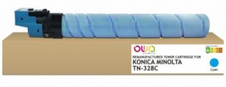 cartouche laser compatible Konica Minolta TN328C - cyan - OWA