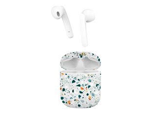 T'nB Exclusiv Terrazzo - Kit main libre - écouteur sans fil bluetooth - blanc boitier terra