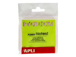 Apli Funny Notes! - Notes adhésives "to do" - 75 x 75 mm - 75 feuilles