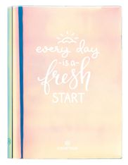 Agenda Moon - 1 jour par page - 13 x 18 cm - blanc - Oberthur