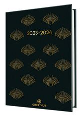 Agenda Broadway - 1 jour par page - 12 x 17 cm - noir - Oberthur