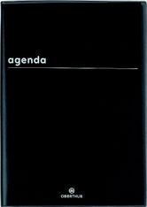 Agenda Boréal - 1 jour par page - 15 x 21,6 cm - noir - Oberthur