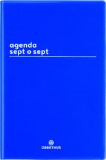 Agenda Boréal Sept O Sept - 1 semaine sur 2 pages - 10 x 15 cm - bleu - Oberthur