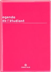 Agenda Boréal - 1 jour par page - 12,5 x 17,5 cm - rouge - Oberthur