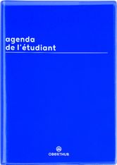 Agenda Boréal - 1 jour par page - 12,5 x 17,5 cm - bleu - Oberthur