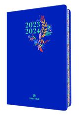 Agenda à élastique Tivoli 25 - 1 semaine sur 2 pages - bleu - Oberthur