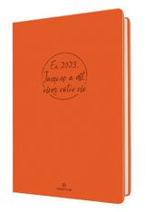 Agenda Camelia 25 - 1 semaine sur 2 pasges - 17 x 24,5 cm - orange - Oberthur
